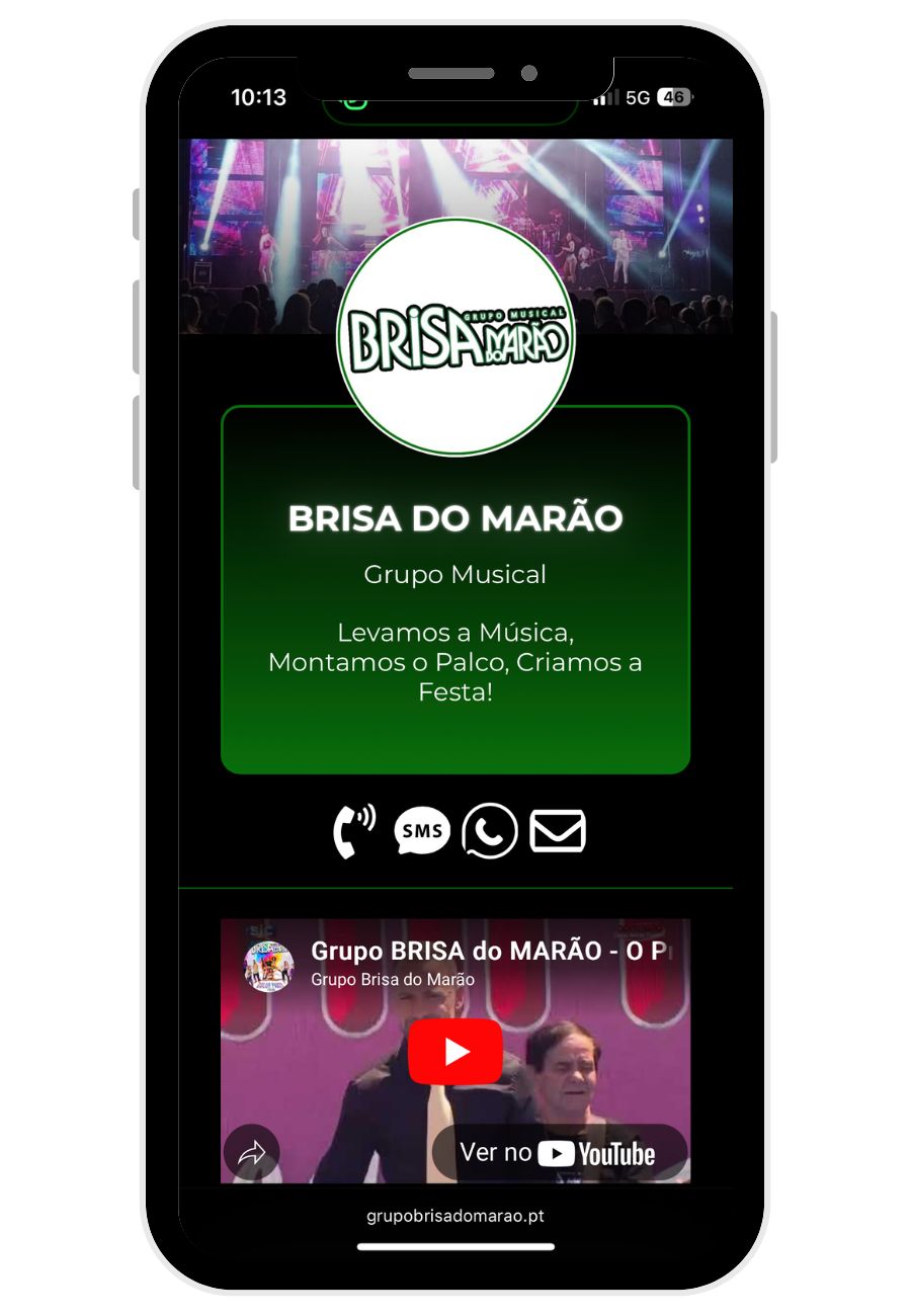 FindLeads - Cartão de Visita Digital